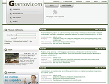 Tablet Screenshot of grantovi.com